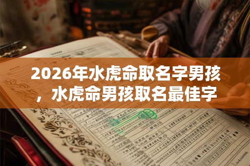 2026年水虎命取名字男孩,水虎命男孩取名最佳字 2026年水虎命取名字男孩,水虎命男孩取名最佳字