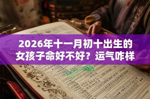 2026年十一月初十出生的女孩子命好不好？运气咋样