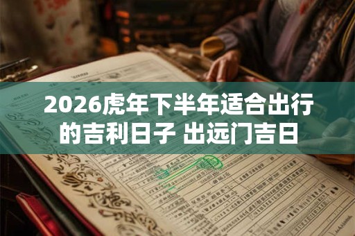 2026虎年下半年适合出行的吉利日子 出远门吉日