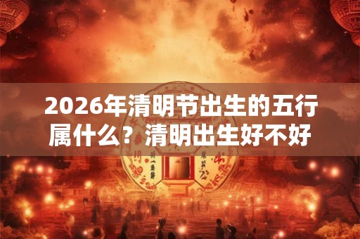 2026年清明节出生的五行属什么？清明出生好不好