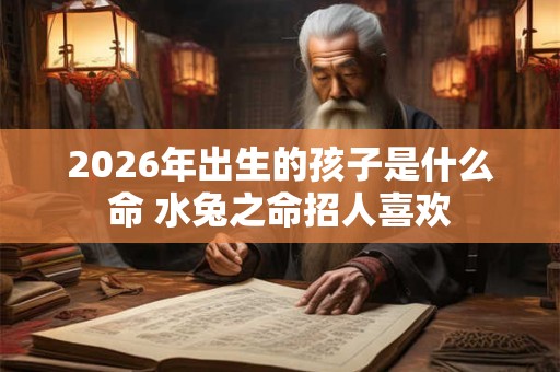 2026年出生的孩子是什么命 水兔之命招人喜欢