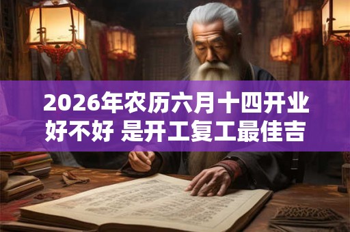 2026年农历六月十四开业好不好 是开工复工最佳吉日期吗 2026年农历六月十四开业好不好 是开工复工最佳吉日期吗