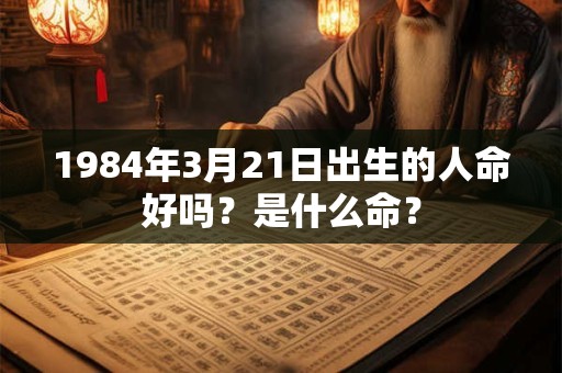 1984年3月21日出生的人命好吗?是什么命? 1984年3月21日出生的人命好吗?是什么命?