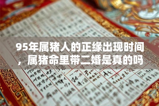 95年属猪人的正缘出现时间,属猪命里带二婚是真的吗? 95年属猪人的正缘出现时间,属猪命里带二婚是真的吗?