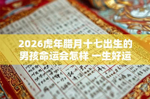 2026虎年腊月十七出生的男孩命运会怎样 一生好运相伴