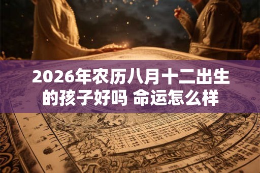 2026年农历八月十二出生的孩子好吗 命运怎么样 2026年农历八月十二出生的孩子好吗 命运怎么样