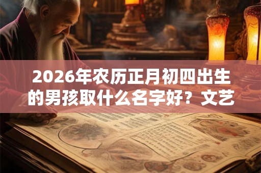 2026年农历正月初四出生的男孩取什么名字好?文艺的名字推荐 2026年农历正月初四出生的男孩取什么名字好?文艺的名字推荐