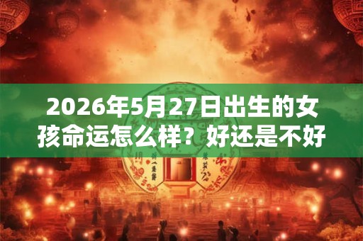 2026年5月27日出生的女孩命运怎么样？好还是不好？