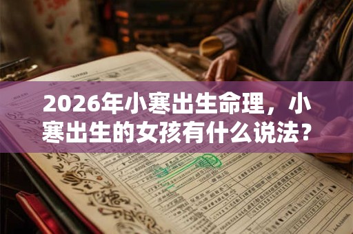 2026年小寒出生命理，小寒出生的女孩有什么说法？