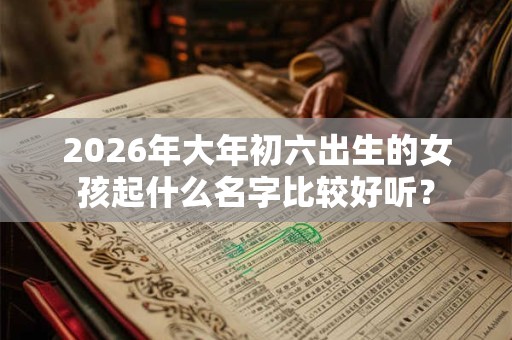 2026年大年初六出生的女孩起什么名字比较好听? 2026年大年初六出生的女孩起什么名字比较好听?