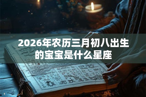 2026年农历三月初八出生的宝宝是什么星座 2026年农历三月初八出生的宝宝是什么星座
