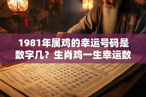 1981年属鸡的幸运号码是数字几？生肖鸡一生幸运数字详解