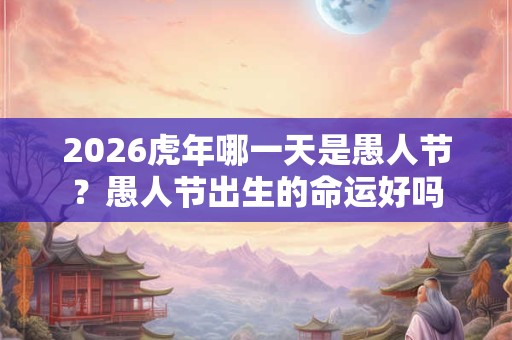 2026虎年哪一天是愚人节？愚人节出生的命运好吗