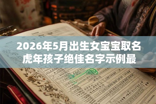 2026年5月出生女宝宝取名 虎年孩子绝佳名字示例最热