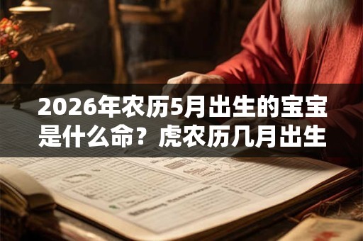 2026年农历5月出生的宝宝是什么命？虎农历几月出生带财？