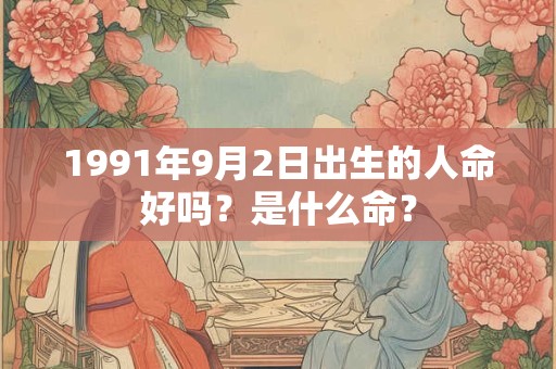 1991年9月2日出生的人命好吗？是什么命？