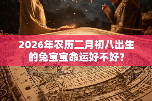 2026年农历二月初八出生的兔宝宝命运好不好？