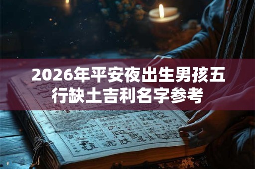 2026年平安夜出生男孩五行缺土吉利名字参考 2026年平安夜出生男孩五行缺土吉利名字参考
