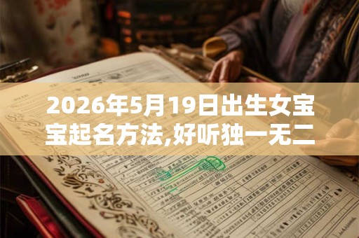 2026年5月19日出生女宝宝起名方法,好听独一无二的名字