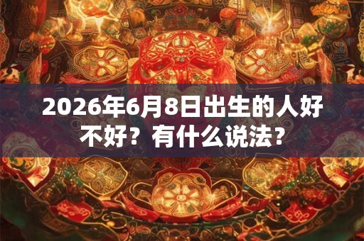 2026年6月8日出生的人好不好?有什么说法? 2026年6月8日出生的人好不好?有什么说法?