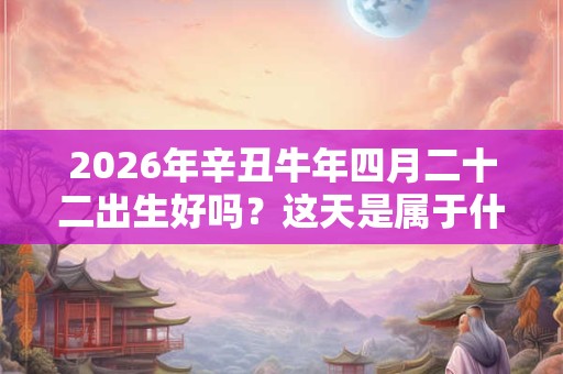 2026年辛丑牛年四月二十二出生好吗?这天是属于什么星座? 2026年辛丑牛年四月二十二出生好吗?这天是属于什么星座?