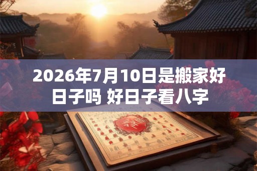 2026年7月10日是搬家好日子吗 好日子看八字