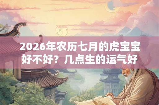 2026年农历七月的虎宝宝好不好？几点生的运气好