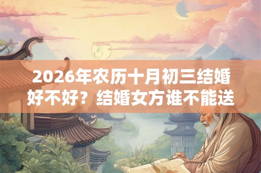 2026年农历十月初三结婚好不好?结婚女方谁不能送亲? 2026年农历十月初三结婚好不好?结婚女方谁不能送亲?