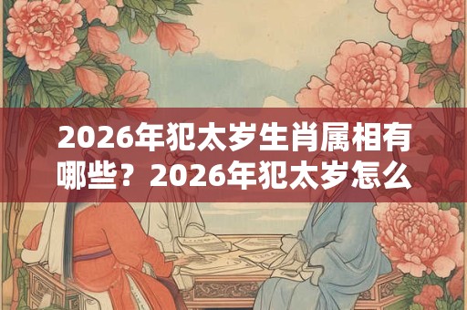 2026年犯太岁生肖属相有哪些？2026年犯太岁怎么化解？