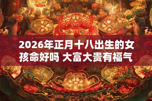 2026年正月十八出生的女孩命好吗 大富大贵有福气