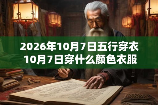 2026年10月7日五行穿衣 10月7日穿什么颜色衣服
