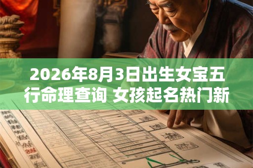 2026年8月3日出生女宝五行命理查询 女孩起名热门新款 2026年8月3日出生女宝五行命理查询 女孩起名热门新款