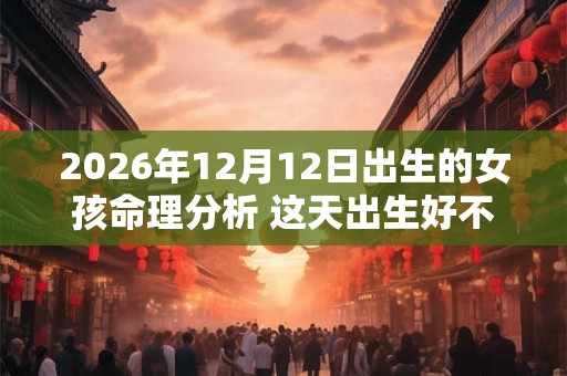 2026年12月12日出生的女孩命理分析 这天出生好不好? 2026年12月12日出生的女孩命理分析 这天出生好不好?