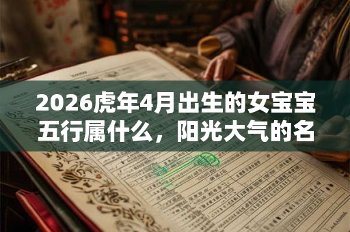 2026虎年4月出生的女宝宝五行属什么,阳光大气的名字推荐 2026虎年4月出生的女宝宝五行属什么,阳光大气的名字推荐