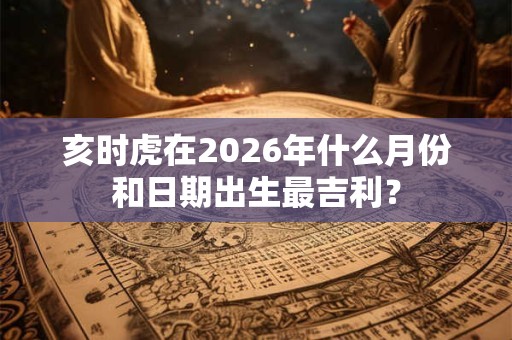 亥时虎在2026年什么月份和日期出生最吉利？