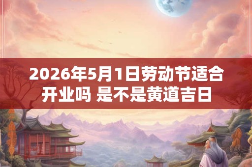 2026年5月1日劳动节适合开业吗 是不是黄道吉日 2026年5月1日劳动节适合开业吗 是不是黄道吉日