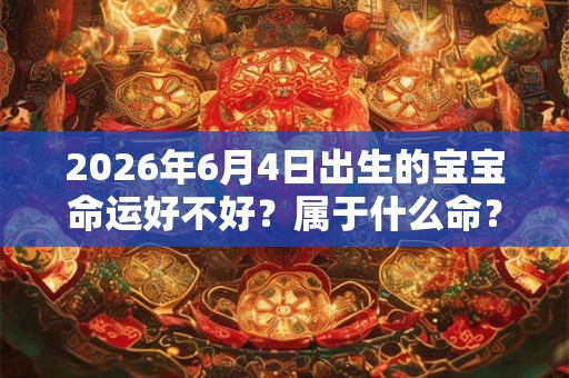 2026年6月4日出生的宝宝命运好不好？属于什么命？
