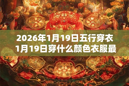 2026年1月19日五行穿衣 1月19日穿什么颜色衣服最旺运