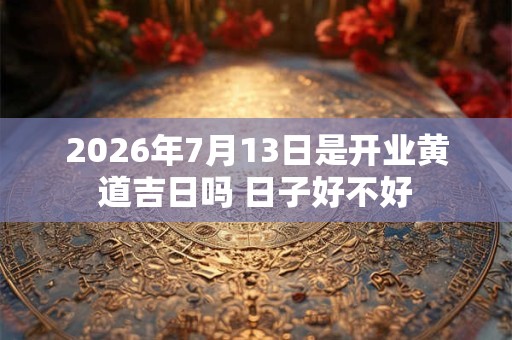2026年7月13日是开业黄道吉日吗 日子好不好 2026年7月13日是开业黄道吉日吗 日子好不好