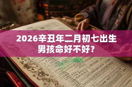 2026辛丑年二月初七出生男孩命好不好？