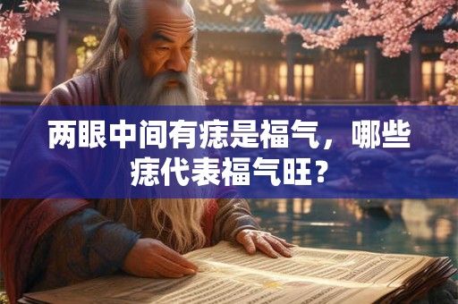 两眼中间有痣是福气,哪些痣代表福气旺? 两眼中间有痣是福气,哪些痣代表福气旺?