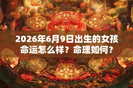2026年6月9日出生的女孩命运怎么样?命理如何? 2026年6月9日出生的女孩命运怎么样?命理如何?