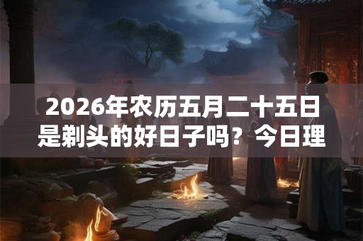 2026年农历五月二十五日是剃头的好日子吗？今日理发吉利吗