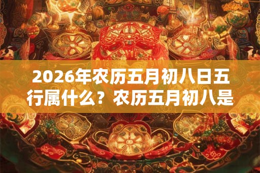 2026年农历五月初八日五行属什么？农历五月初八是什么日子