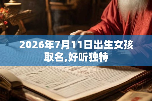 2026年7月11日出生女孩取名,好听独特 2026年7月11日出生女孩取名,好听独特