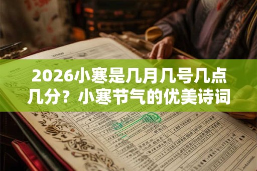 2026小寒是几月几号几点几分?小寒节气的优美诗词 2026小寒是几月几号几点几分?小寒节气的优美诗词