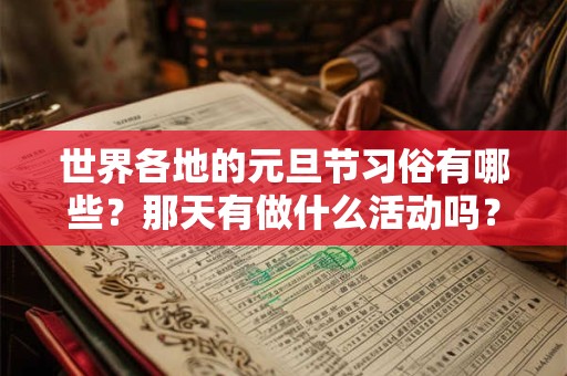 世界各地的元旦节习俗有哪些?那天有做什么活动吗? 世界各地的元旦节习俗有哪些?那天有做什么活动吗?