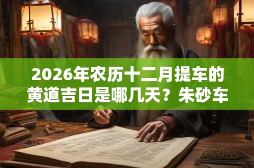 2026年农历十二月提车的黄道吉日是哪几天？朱砂车挂件好吗