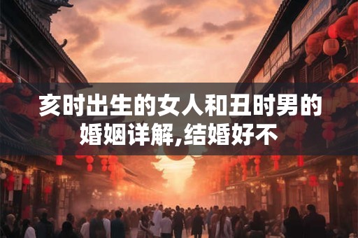 亥时出生的女人和丑时男的婚姻详解,结婚好不