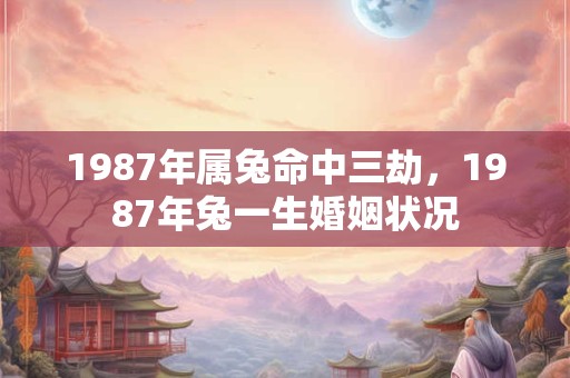 1987年属兔命中三劫,1987年兔一生婚姻状况 1987年属兔命中三劫,1987年兔一生婚姻状况